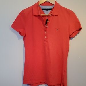 NWT Tommy Hilfiger Pink Diva Button Down Shirt Size M